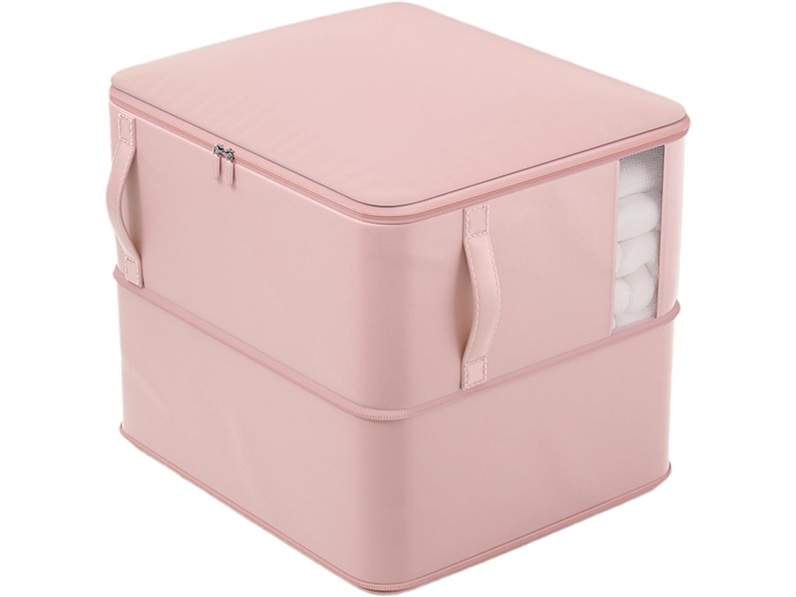 Bolsa Almacenamiento Compresión Edredones Organizador Reutilizable Funda Transparente Apilable Almohadas