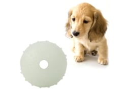 Pelota Luminosa Para Perros, Resistente A Las Mordeduras, Juguete Interactivo Suave Para Mascotas, 6 Cm