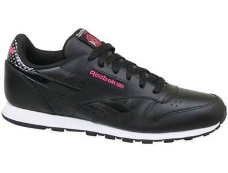 Zapatillas REEBOK CL Leather Girl Squad Niños (36.5 - Negro)
