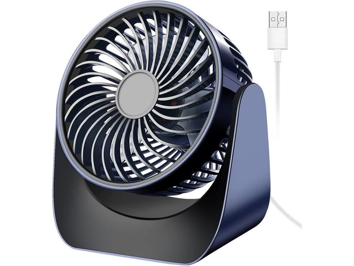 Ventilador De Escritorio Usb Para Refrescarse En Casa, La Oficina, Acampar O Viajar (batería No Incluida, Bl Yju)