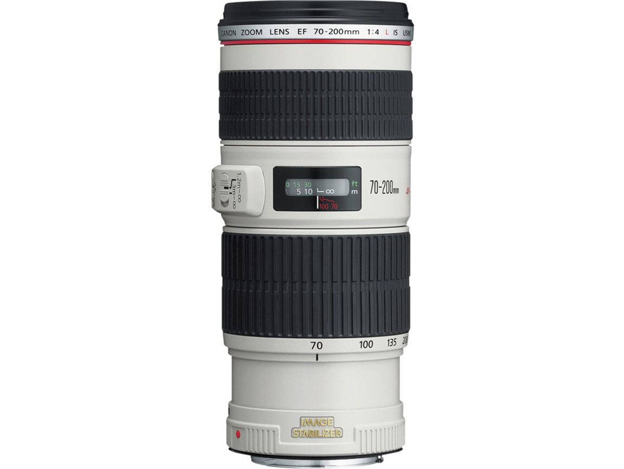 Objetivo CANON EF 70-200mm f/4L IS USM (Blanco - Encaje: Canon EF - Apertura:  - f/32)