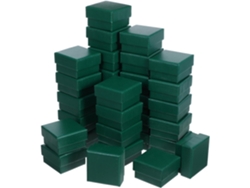 De 32 Pequenas Caixas Verdes Para Guardar Colares E Brincos.