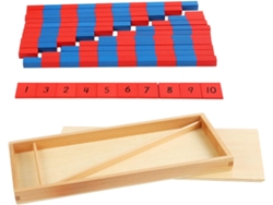 Herramienta Educativa De Madera Para Matemáticas: Palitos Aritméticos De Colores