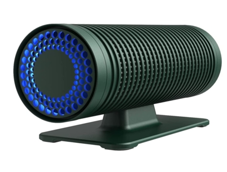 Purificador de aire para coche, filtro Hepa para alergias, eliminador de polvo y olores, purificador de aire portátil, verde BISBISOUS