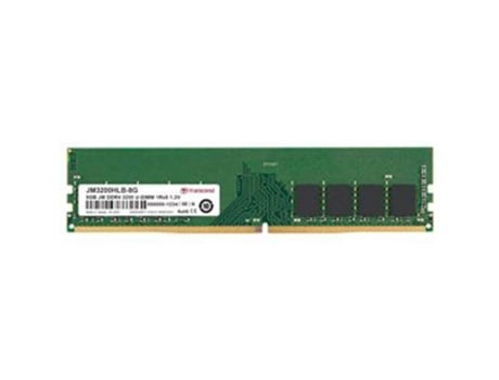 Memoria RAM DDR4 TRANSCEND (1 x 8 GB - 3200 MHz - Verde)