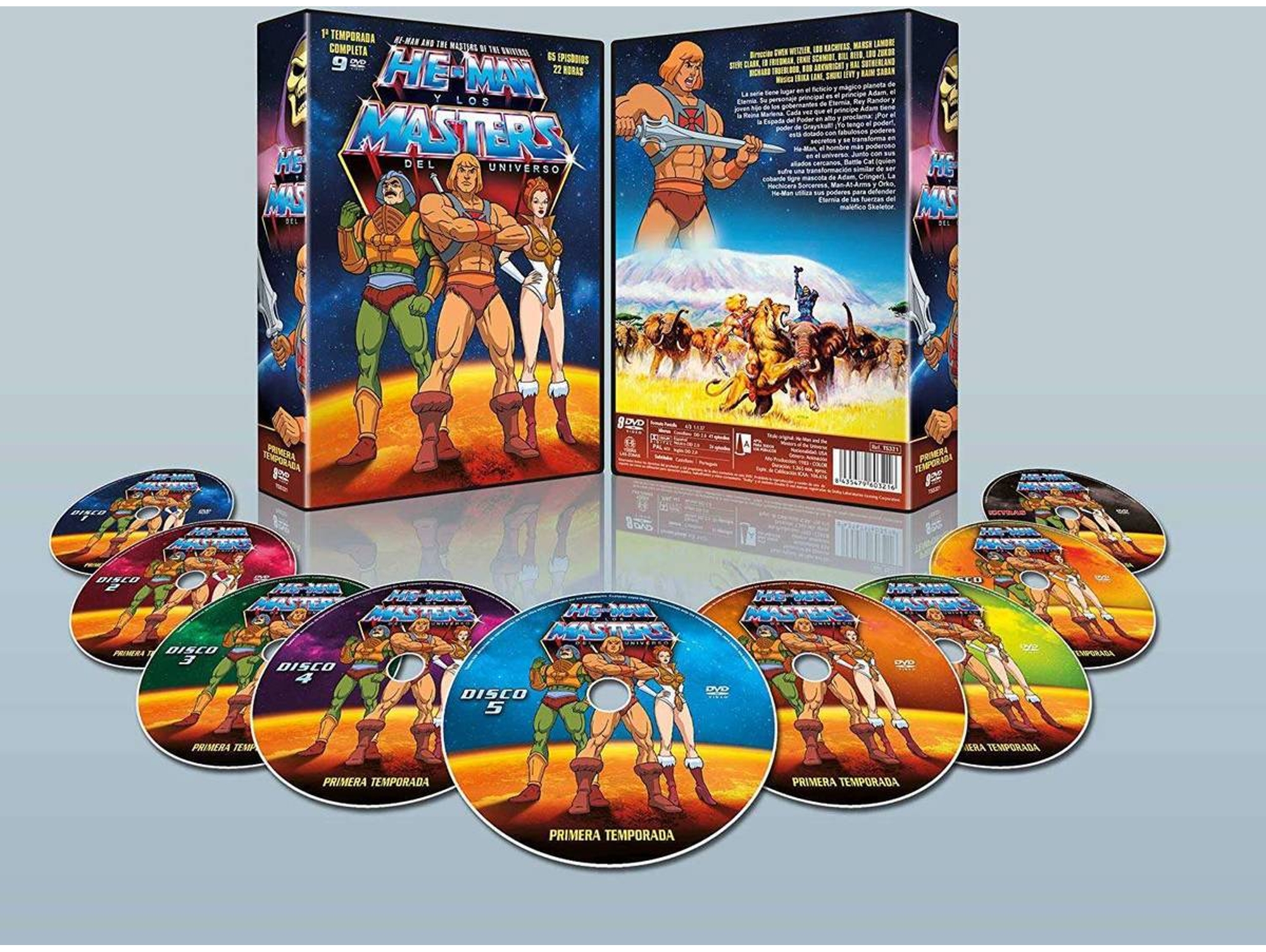 DVD He-Man Y Los Masters Del Universo Temporada 1 Pack 9 s 1983 He-Man And The Masters Of The Universe Season 1