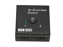 Interfaz Multimedia Hd Bidireccional Con Divisor 1x2/2x1 Compatible Con 4k A 60 Hz Para Xbox, Ps5, Ps4 Y Ps3.