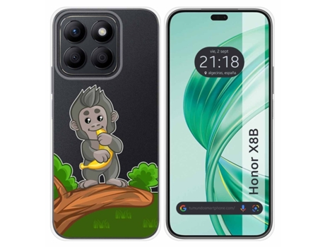 Funda Diseño Mono para Honor X8B TUMUNDOSMARTPHONE Multicolor