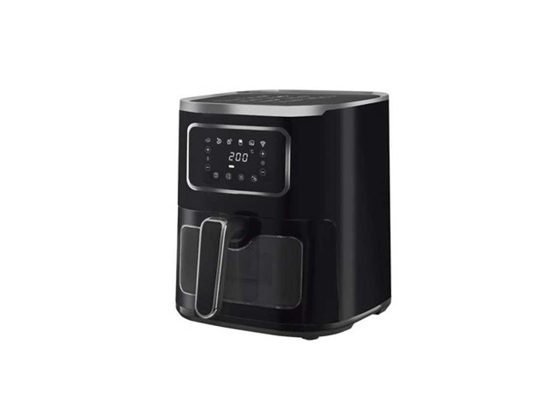 Freidora Digital Negra Sin Aceite De 5 Litros Con Ventana Küken Kuken