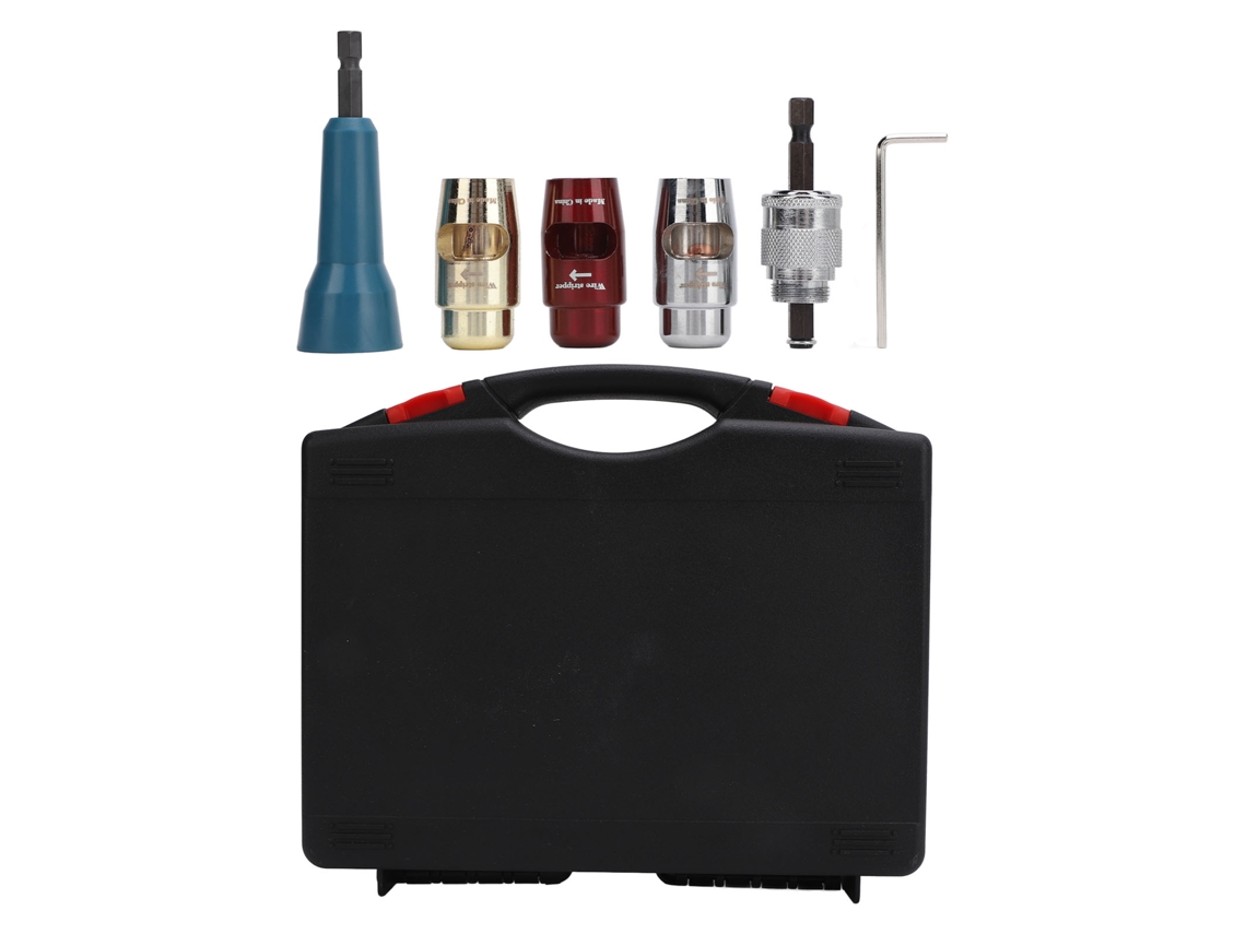 Herramienta Universal Para Pelar Y Retorcer Cables Para Taladros Eléctricos: Eficiente, Segura Y Portátil.