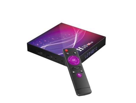 Box Smart Tv H10 Max H616 HD Network Player para Android 10.0 Enchufe británico
