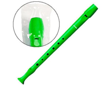 Flauta Hohner 9508 color verde y bolsa transparente