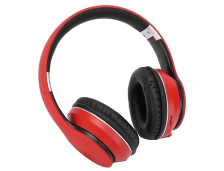 HURRISE Auriculares estéreo con cable Mp3 para computadoras Juegos Música Tarjeta de memoria Soporte Video Cassette Rojo Dorado