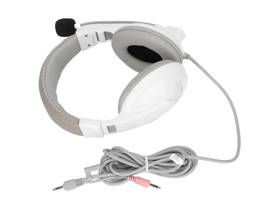 Auriculares Con Cable De 3,5 Mm Con Micrófono Bh3688 Para Xbox Ps4, Color Blanco.