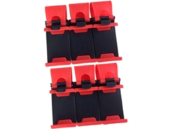 Soporte Ajustable Para Teléfono Móvil Para Volante De Coche, De 6 Piezas, Con Empuñaduras.