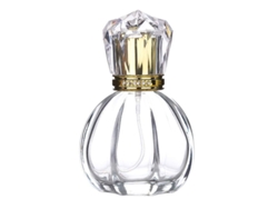 Frasco Atomizador De Perfume De Cristal, Portátil Y Recargable, Vacío, Con Pulverizador Fino, 50 Ml.