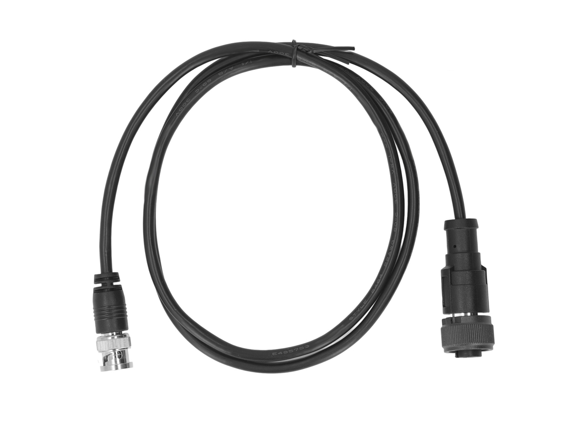 Veloriskku-adaptador De Cabo Eléctrico Bnc Macho Com Conector Plug De 2 Pinos Retangular Moldado Blindado 2cx22awg Pvc