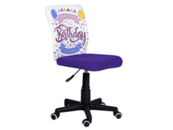 Silla de estudio infantil Píntame Morado - Blanco 38,5cm x 77a85 x 39,6 cm