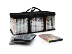 2026rebe-bolsa Organizadora Para Dvd, Blu-ray Y Juegos Ps4, Capacidad 80 Unidades, Resistente Y Portátil Bjw 1 Paquete