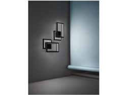 Aplique LED Cross Negro 6598 N CT PERENZ