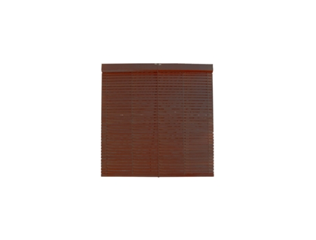 Persiana de Madera Alicantina Com Polea Metálica - Estor Enrollable para Ventanas, Puertas, Salón Marrón (Pintada) 125 x 160 cm