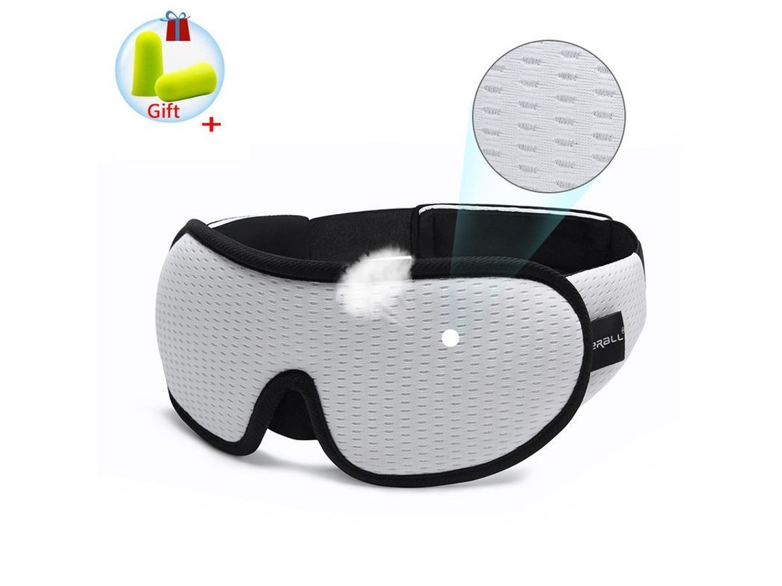Antifaz Para Dormir 3d Que Bloquea La Luz, Suave, Transpirable, Para Viajes Y Uso Nocturno.