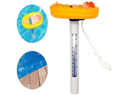 Termômetro Para Piscina, Termômetro Flutuante Para Piscina, Termômetro Para Piscina Em Formato De Flutuador De Desenho Animado