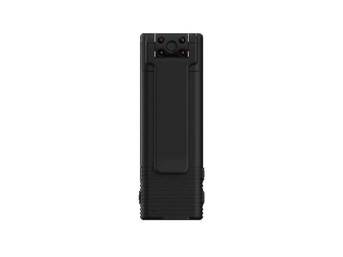 Mini cámara de seguridad con visión nocturna activada y monitoreo de alarma confidencial para deportes Yizhood (negra)
