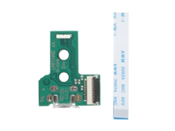 Cargador Con Puerto De Carga Usb Jds-030 Para Mando De Ps4 Con Cable Plano