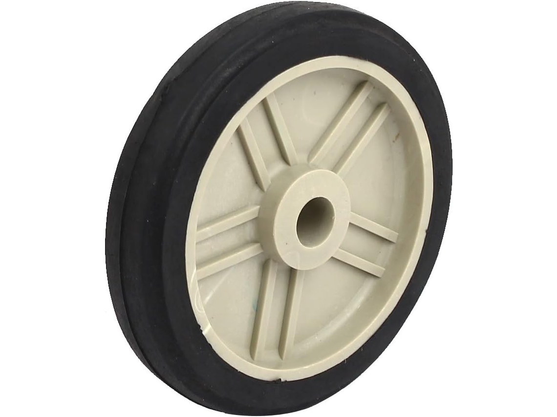 Rueda de plástico de 4,3 pulgadas para compresor de aire con diámetro de orificio interior CHABERLU (13,5 mm).
