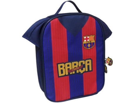 Mochila Lonchera FC BARCELONA (Azul - Poliéster - 30 x 23 x 8 cm)