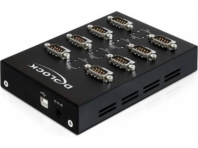 Cable Adaptador DELOCK USB 2.0 para RS-232 Negro