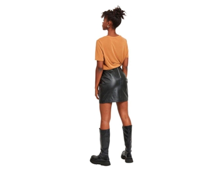 Object Falda de Couro Chloe