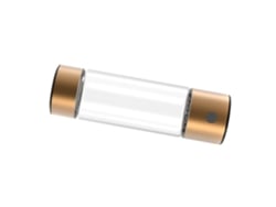 Garrafa De Água Hidrogenada Portátil 460ml Com Tecnologia Spe Pem Usb Recarregável Para Metabolismo E Imunidade Ouro
