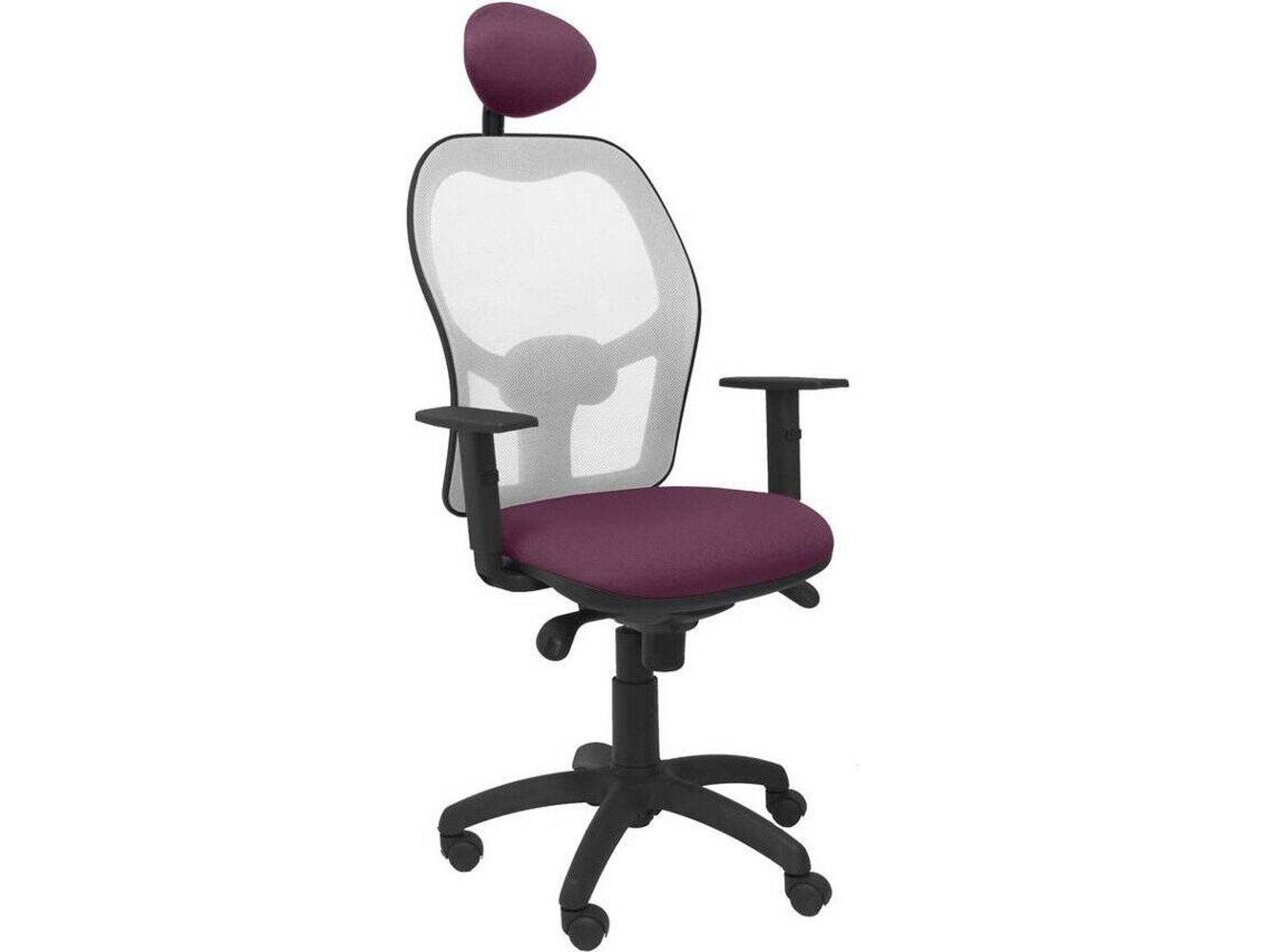 Silla de Escritorio Operativa PYC Jorquera C Morado GR (Brazos Ajustables - Malla)