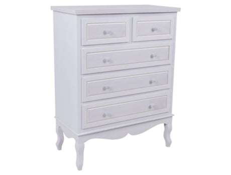 Consola de Madera blanca 80x40x105 h cm