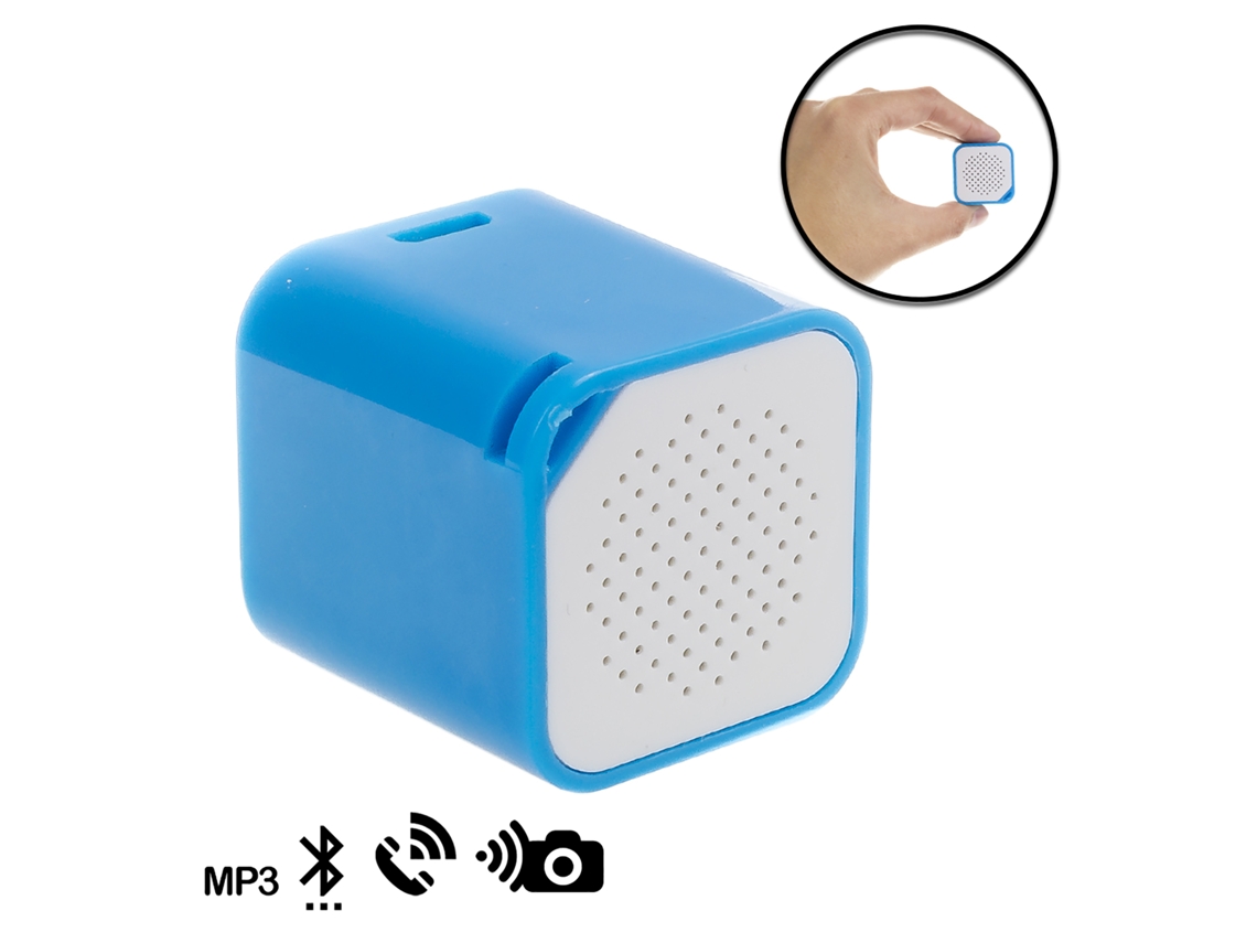 Mini Altavoz Bluetooth Cúbico Con Manos Libres