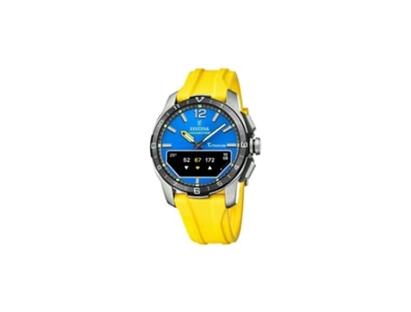 Reloj FESTINA Connected D Hombre F23000/8 - Titanio, Híbrido, Amarillo, Azul