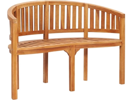 Banco de jardín VIDAXL Marrón Madera (120x52x86 cm)