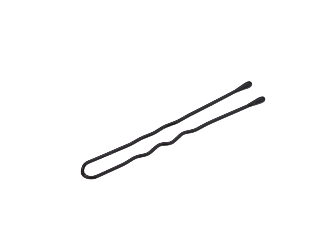 50 Clips De Pelo En Forma De U Delgados De Metal Negro Para Peinados Diy Y Belleza