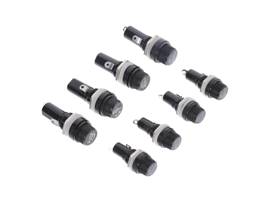 Portafusibles De 16 Piezas Y Portafusibles Para Montaje En Panel Para Automóviles Y Equipos Eléctricos.