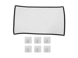 Pantalla De Proyección Hd Plegable Portátil, Sin Arrugas, 60 Pulgadas, Para Interiores Y Exteriores.