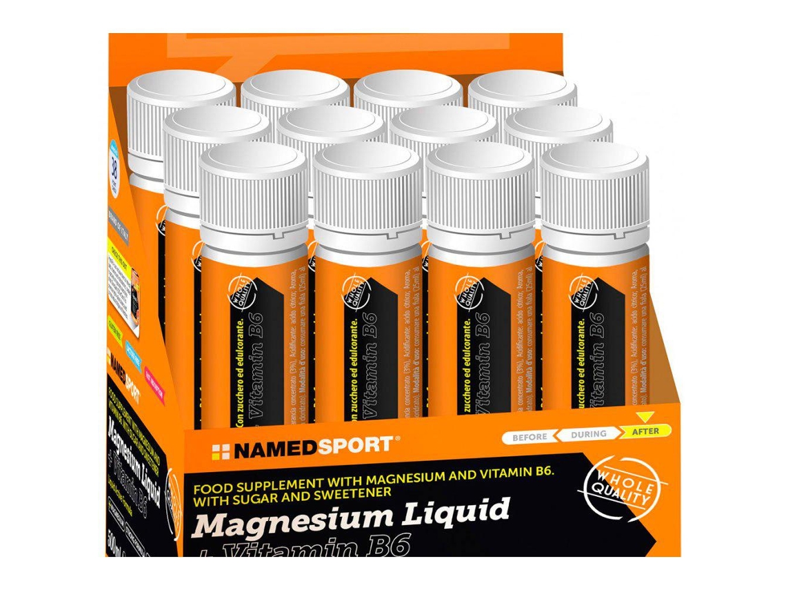 Suplemento Alimenticio NAMEDSPORT Vitaminas Magnesium Liquid + Vitamin B6 (25ml)