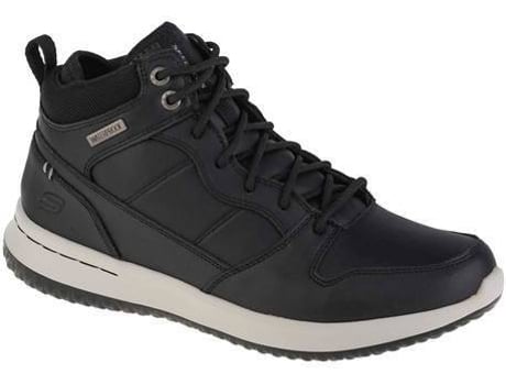 Zapatillas SKECHERS Cuero Hombre (42 - Negro)