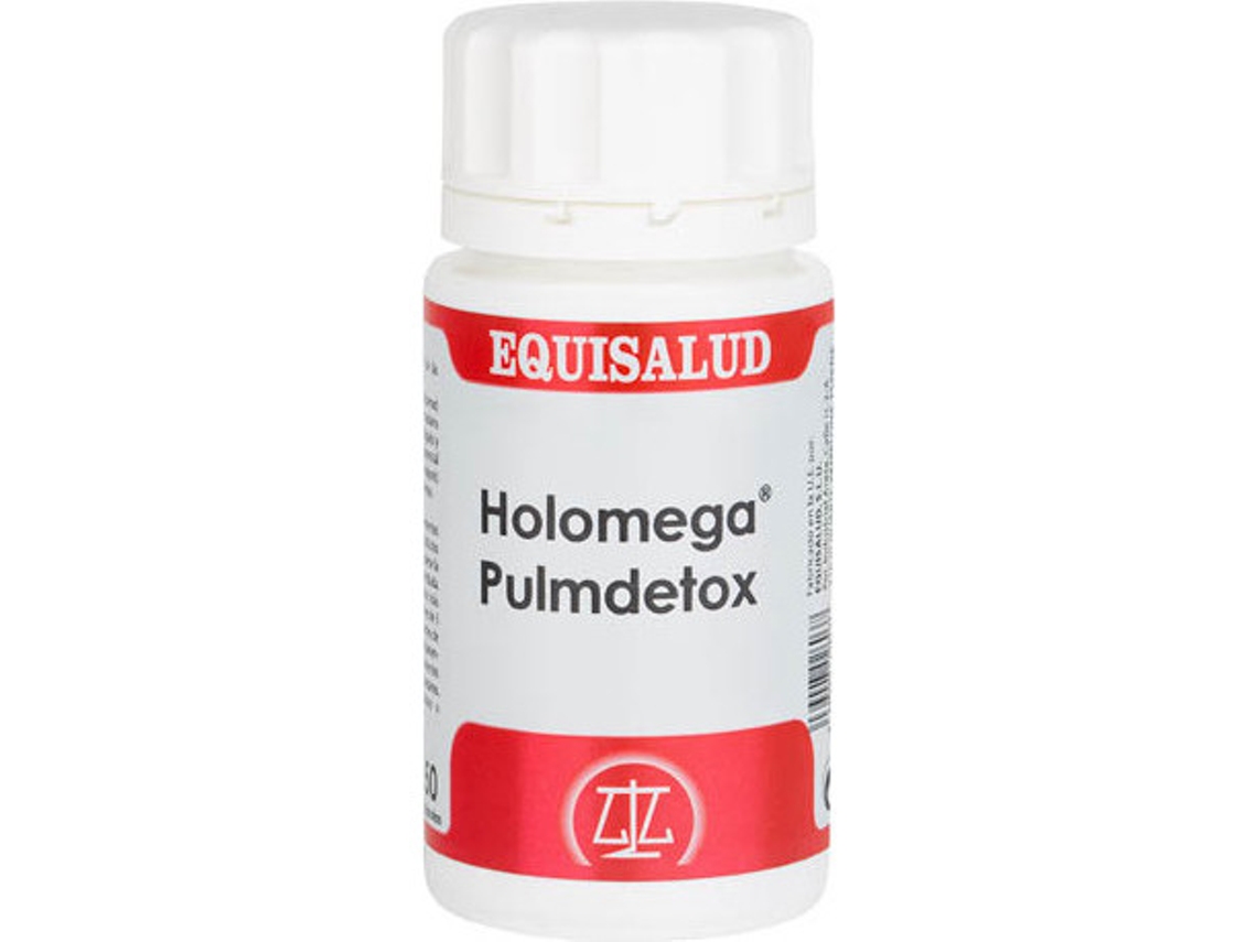 Suplemento Alimentar EQUISALUD Holomega Pulmdetox 50 CP.)
