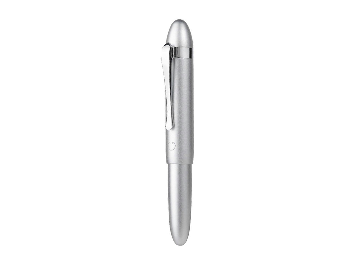 Pluma estilográfica Hongdian M1 Office con punta de iridio EF/F y cuerpo metálico corto