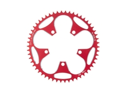 Juego De Engranajes Para Bicicleta De Montaña Con 5 Tornillos 110bcd/130bcd Montaje Directo 110bcd Rojo 54t