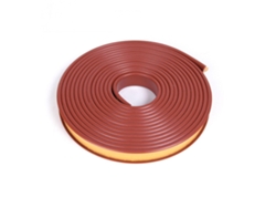 Cinta Autoadhesiva De Borde En U De 10m Para Muebles Protector De Chapa Elástica Suave Anti-colisión Tpe 15mm Marrón