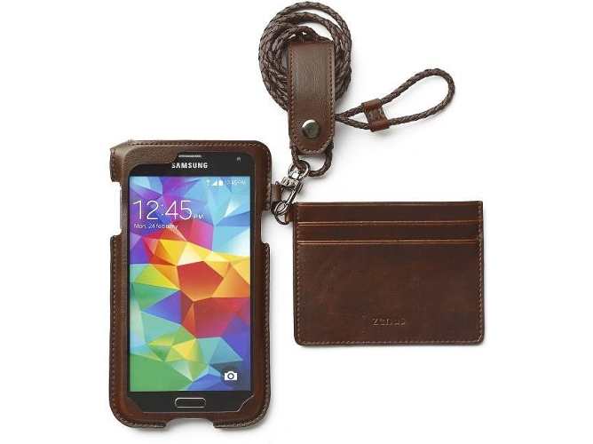 Carcasa Samsung Galaxy S5 ZENUS ZA400093 Marrón