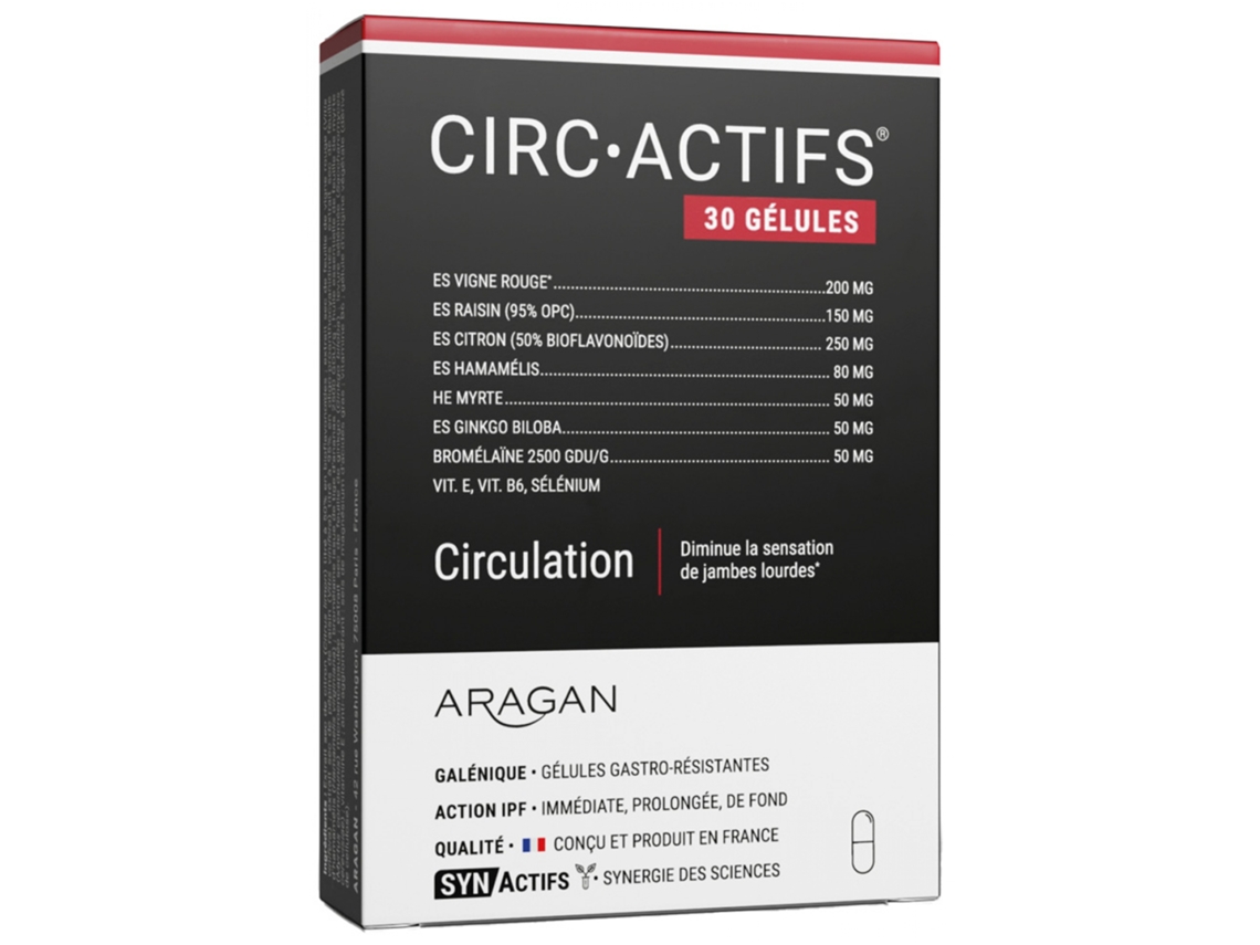 Aragansynactivescircactifs 30 Cápsulas ARAGAN